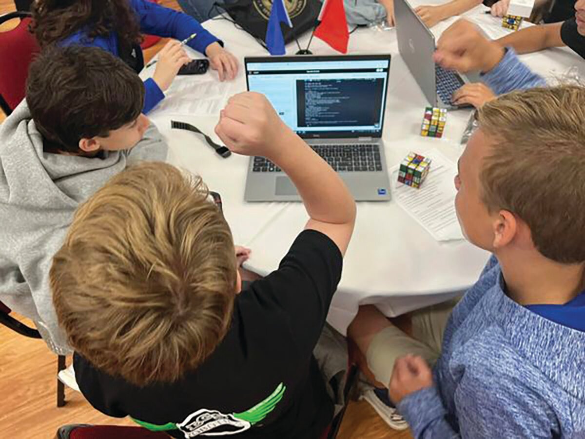 A CTF tournament is a computer security competition, like a hackathon. Student competitors are divided into teams of four and presented with hacking challenges. The team that solves the most problems, captures the most flags and wins the tournament.